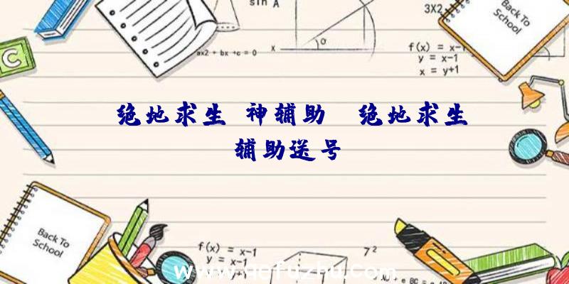 「绝地求生K神辅助」|绝地求生辅助送号